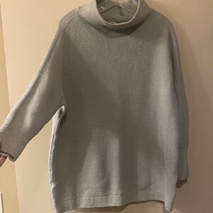 Free People Gray Cowl Neck Sweater
